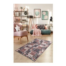 Chilai Home Jasmin Gri Djt 100x200 cm Dekoratif Salon Halısı