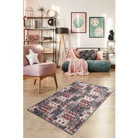 Chilai Home Jasmin Gri Djt 80x150 cm Dekoratif Salon Halısı