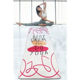 Chilai Home Keep Calm Do Yoga 60x200 Cm Yoga Halısı