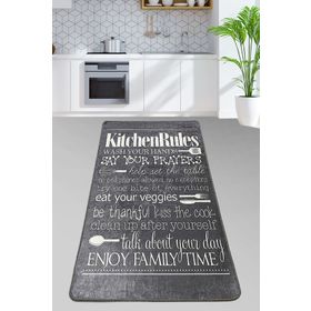 Chilai Home Kitchen Dark Grey Djt 120x180 cm Banyo Halısı