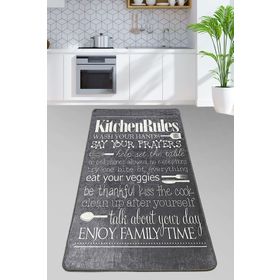Chilai Home Kitchen Dark Grey Djt 120x180 cm Banyo Halısı