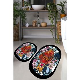 Chilai Home Lakingo Djt 2'li Set Banyo Halısı