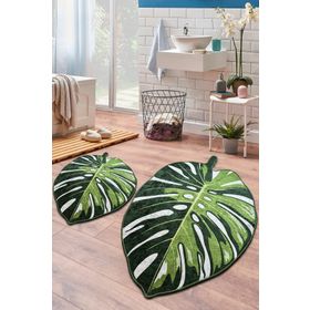 Chilai Home Lapel Green 2'li Set Djt Banyo Halısı