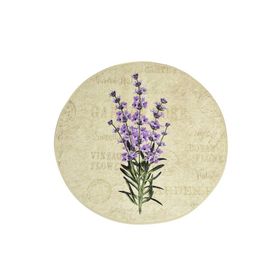 Chilai Home Lavender Djt Çap 100 cm Banyo Halısı