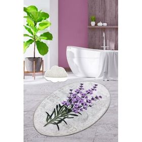 Chilai Home Lavender Oval Djt Dekoratif Halı