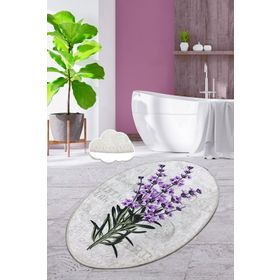Chilai Home Lavender Oval Djt Dekoratif Halı