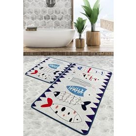 Chilai Home Le Poisson Djt 2'li Set Banyo Halısı