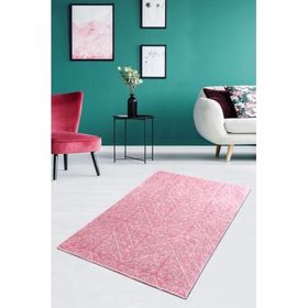 Chilai Home Maggie Pembe Djt 140x190 cm Dekoratif Salon Halısı