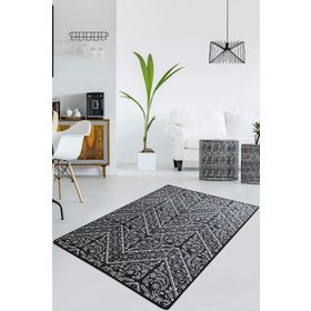 Chilai Home Maggie Siyah Djt 60x140 cm Dekoratif Salon Halısı