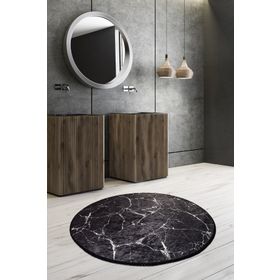 Chilai Home Marble Djt Çap 100 cm Banyo Halısı