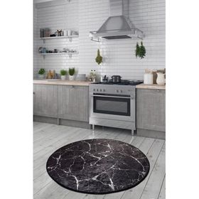Chilai Home Marble Djt Çap 100 cm Banyo Halısı