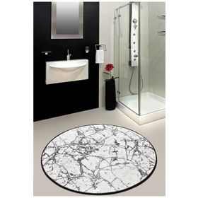 Chilai Home Marble Djt Çap 100 cm Banyo Halısı