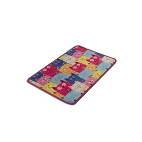 Chilai Home Meow Renklı Djt 40x60 cm Banyo Halısı