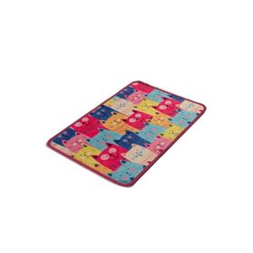 Chilai Home Meow Renklı Djt 40x60 cm Banyo Halısı