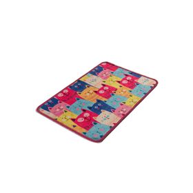 Chilai Home Meow Renklı Djt 40x60 cm Banyo Halısı