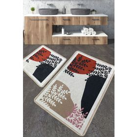 Chilai Home Noe Paspas Djt 2'li Set Yıkanabilir Kaymaz Taban Banyo Halısı