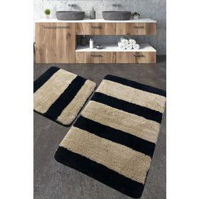 Chilai Home Ontale 2'li Yıkanabilir Kaymaz Taban Banyo Set