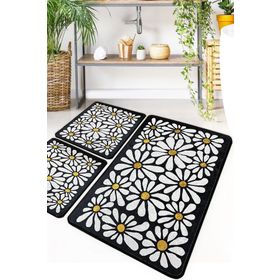 Chilai Home Pagallo 3'lü Set Djt Banyo Halısı
