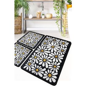 Chilai Home Pagallo 3'lü Set Djt Banyo Halısı