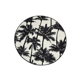Chilai Home Palm Djt Çap 100 cm Banyo Halısı
