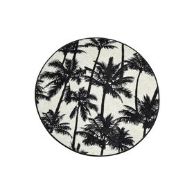 Chilai Home Palm Djt Çap 100 cm Banyo Halısı