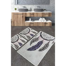 Chilai Home Parast Djt 3'lü Set Banyo Halısı