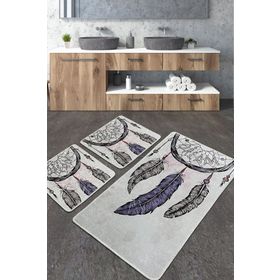 Chilai Home Parast Djt 3'lü Set Banyo Halısı
