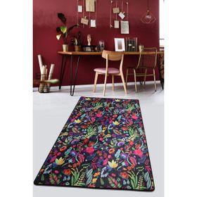 Chilai Home Pictura Siyah Djt 80x200 cm Dekoratif Halı