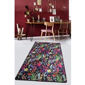 Chilai Home Pictura Siyah Djt 80x200 cm Dekoratif Halı