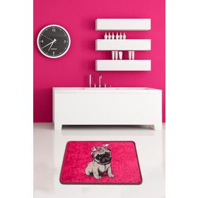 Chilai Home Pink Pug Djt 40x60 cm Banyo Paspası