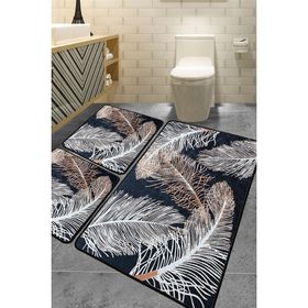 Chilai Home Pomesa 3'lü Set Djt Banyo Halısı