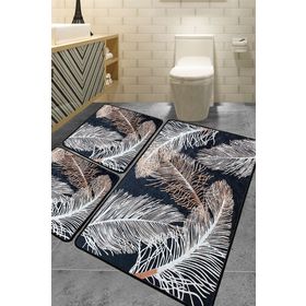 Chilai Home Pomesa 3'lü Set Djt Banyo Halısı