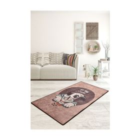 Chilai Home Pugs Coffee Djt 60x140 cm Dekoratif Salon Halısı