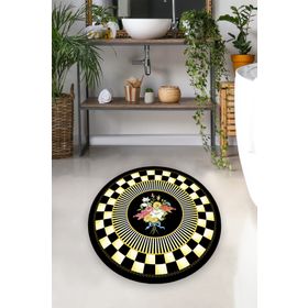 Chilai Home Quadratic Djt 100x100 cm Banyo Halısı