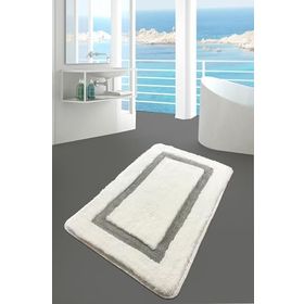 Chilai Home Quadrato Gri 70x120 cm Banyo Halısı