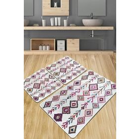 Chilai Home Raje Djt 3'lü Set Banyo Halısı