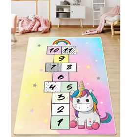 Chilai Home Rayu Djt Yıkanabilir Kaymaz Taban 100x200 cm Çocuk ve Bebek Halısı