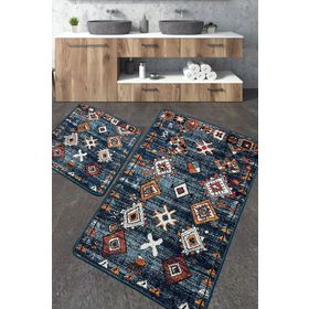 Chilai Home Ressal Paspas Djt 2'li Set Yıkanabilir Kaymaz Taban Banyo Halısı