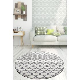 Chilai Home Roomy Grey Djt Çap 100 cm Gri Dekoratif Halı