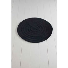 Chilai Home Round Siyah Banyo Paspası