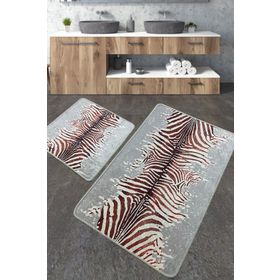 Chilai Home Sevra Djt 2'li Set Paspas Yıkanabilir Kaymaz Taban Banyo Halısı