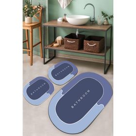 Chilai Home Skylife Djt 3'lü Set Banyo Halısı