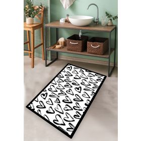 Chilai Home Small Heart Djt 70x120 cm Banyo Halısı