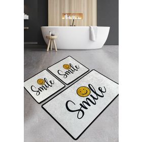 Chilai Home Smile Djt 3'lü Set Banyo Halısı