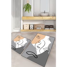 Chilai Home Smiling Face Djt 2'li Set Banyo Halısı