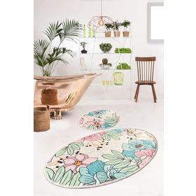Chilai Home Sprıng Djt 2'li Set Banyo Halısı Klozet Takımı