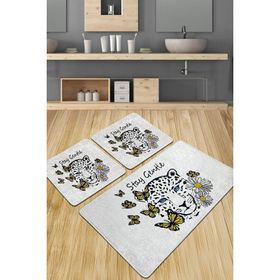 Chilai Home Stay Gentle Djt 3'lü Set Banyo Halısı