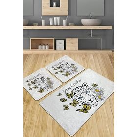 Chilai Home Stay Gentle Djt 3'lü Set Banyo Halısı