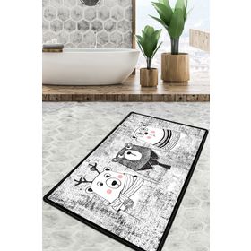 Chilai Home Three Bears Djt 70x120 cm Banyo Halısı