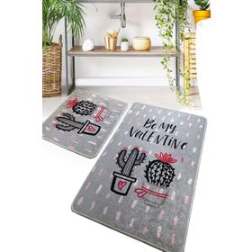 Chilai Home Valentine Djt 2'li Set Banyo Halısı